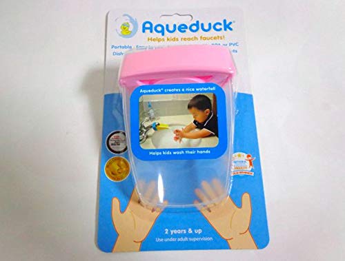 Aqueduck Faucet Extender. Connects to Sink Faucet to Make Washing Hands Fun and Teaches Your Baby or Child Good Habits and Promote Independence to Them