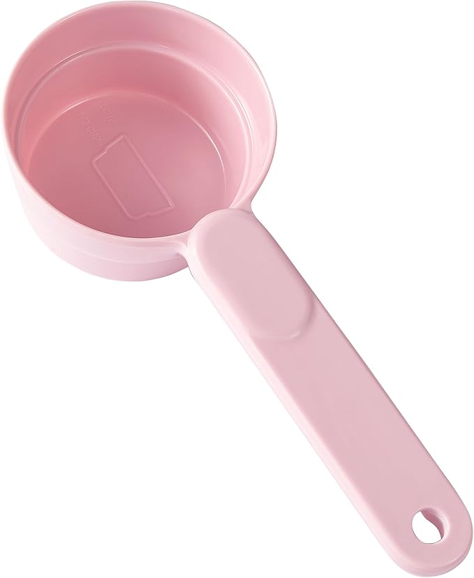 Joyinjojo Dog Food Scoop 1 Cup 1/2 Cup - Melamine Dog Food Measuring Cup, Pet Food Scoop for Dog Cat...Comfortable Long Handle for Easy to Scoop Food
