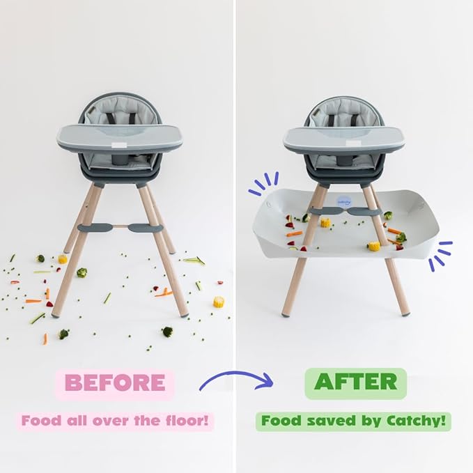 CATCHY - Food Catcher - Compatible with Maxi-COSI Moa 8-in-1 High Chair + 12 Other High Chairs - Highchair Sold Separately - Baby & Toddler Food & Mess Catcher - Under High Chair Accessory