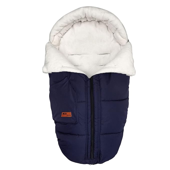 Universal Stroller Footmuff with Adjustable Zips, Soft Hood, Waterproof Warm Baby Stroller Bunting Bag