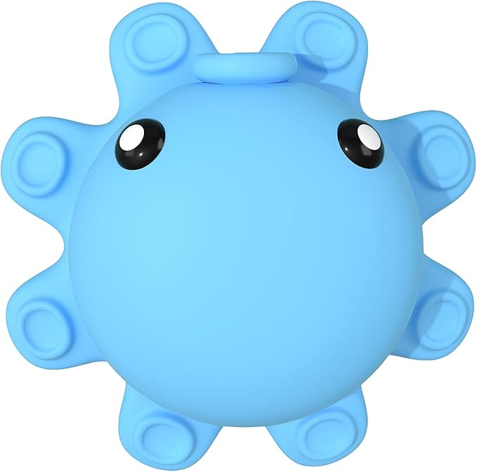 Bathtub Overflow Drain Cover Tub - Silicone Bathroom Overflow Drain Cover, Bath Tub Overflow Cover, Bathroom Spa Accessories, Adds Inches of Water for Deeper&Warmer Bath,Blue