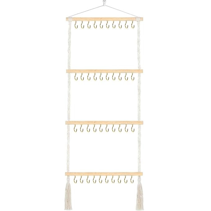 Headband Holder Head Bands Organizer for Girls, Baby Headbands Hair Accessories Organizer Storage Wall Hanging Decor for Nursery Toddler Girls Room