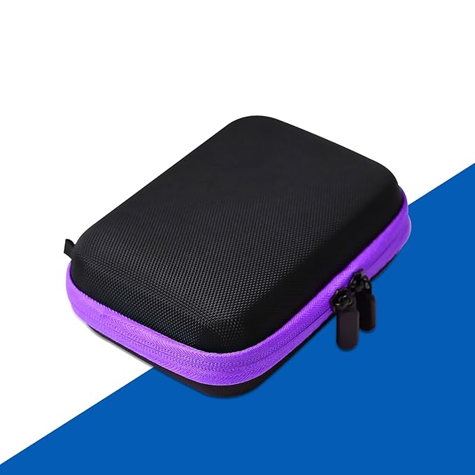 Essential Oil Storage Holder Organizer Carrying Case, Essential Oils Box Holds 30 Bottles 1ml- 3ml Bottle Travel Storage Organizer Bag for doTERRA & Young Living (Box Only)