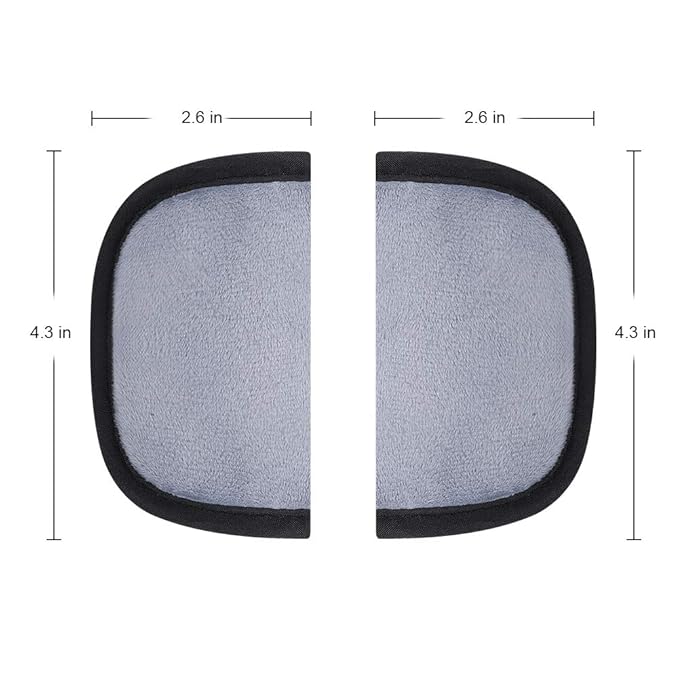 Accmor Car Seat Strap Pads for Baby Kids Toddler, Soft Car Seat Strap Covers Shoulder Pads for All Baby Car Seats, Stroller, Pushchair, High Chair