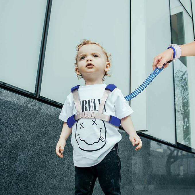 FurPaw Child Backpack Leash for Toddlers & Kids | 98Inch Lengthen Child Safety Walking Leash -Blue