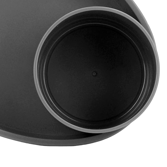 Keenso Car Seat Snack Tray,Portable Travel Rotating Cup Holder Plate for Car Seats, Booster,Stroller (#11)