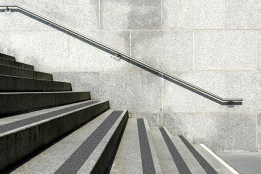 Anti Slip Traction Tape, 2 Inch x 66 Feet Heavy Duty Grey Grip Tape, High Traction 80 Grit Non Skid Tape for Stairs, Waterproof Outdoor Non Slip Tape for Stairs, Tread Step, Indoor, Skateboards