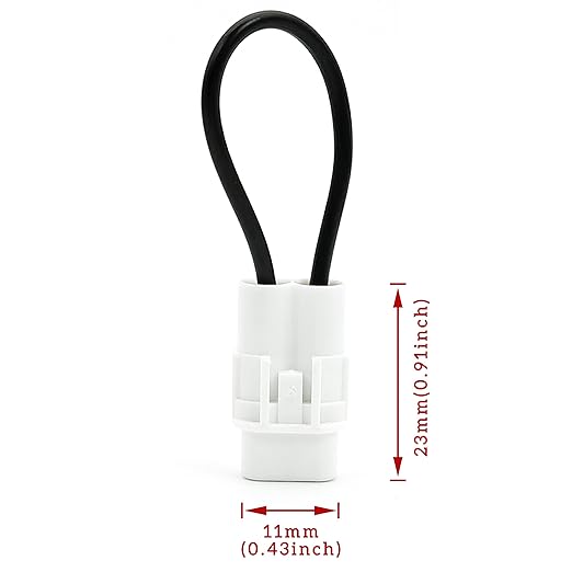 SAUTVS UTV Seat Belt Bypass, Harness Override Switch Connector Jumper Plug Clip Over Ride by-Pass for All Kawasaki Mule/ 2017+ Kawasaki Teryx X4, KRX 1000/ All Yamaha YXZ & Viking Accessories (3PCS)