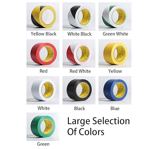 APT, Multi Color Marking Tape, Premium Safety Marking and Dance Floor Splicing Tape, 6 mil Thick (Green, 1 Roll)
