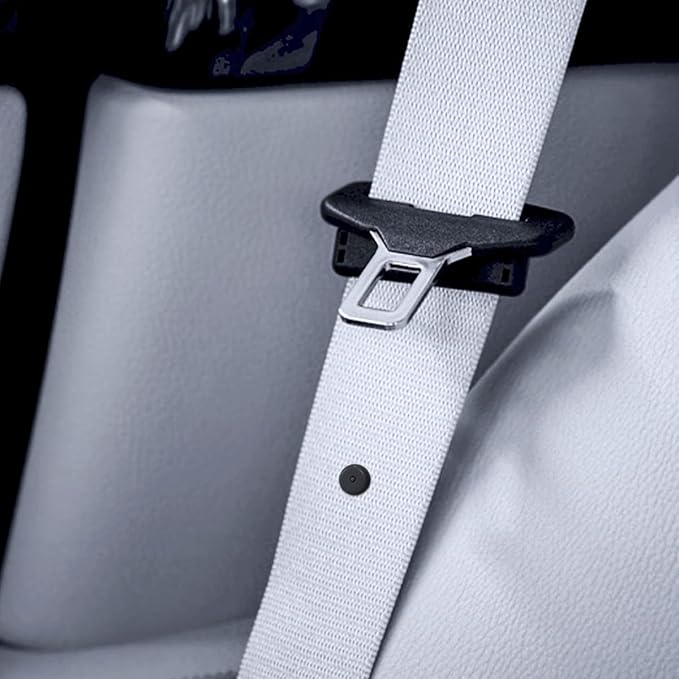 5 Sets Universal Fit Seatbelt Stopper Kit, Snap-on Seat Belt Button Stop, Black Seat Belt Buckle Button Prevent Plastic Seat Belt Button Buckle Clip Stop From Sliding Down The Belt
