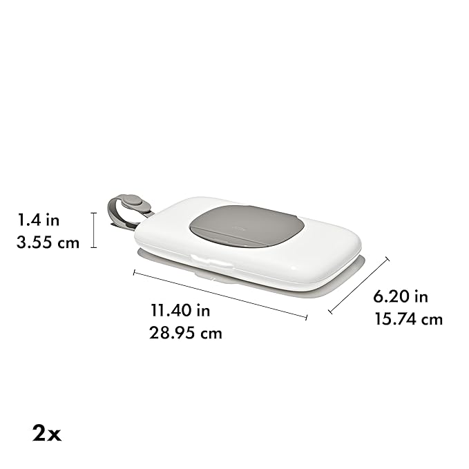 OXO Tot On-The-Go Wipes Dispenser — Drizzle — 2 Pack