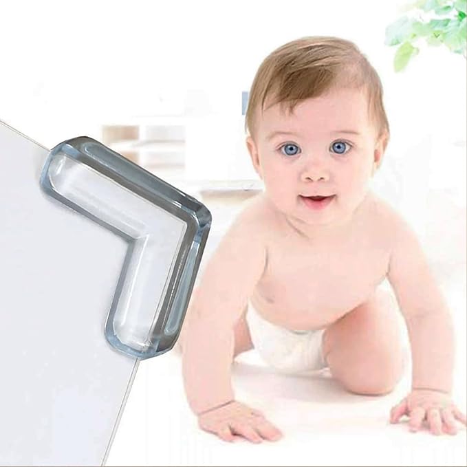 12 Pack Corner Protector for Baby, Clear Corner Protectors, Table Corner Covers Baby Safety, Furniture Corner Guard & Edge Safety Bumpers to Cover Sharp Furniture & Table Edges