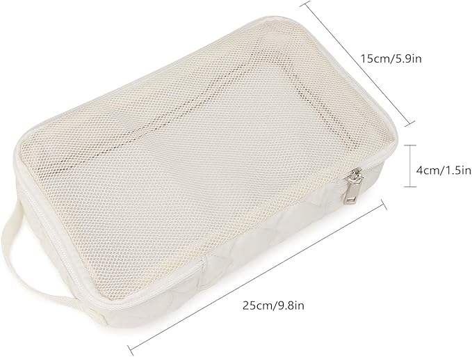 Baby Diaper Bag Organizer Pouches - 2 Pack Waterproof Pod Hanging Diaper Bag Mesh Bag Reusable, Washable or Baby Cloth Diapers (Black&White)