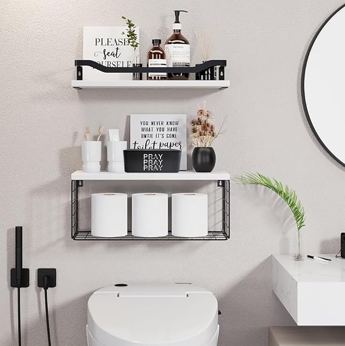Moorfowl Inspirational Baby Wipes Dispenser Pray Over It Bible Verse Christian Flushable Wipes Container Holder for Bathroom Decor Baby Registry Essential- Pray On It Pray Through It