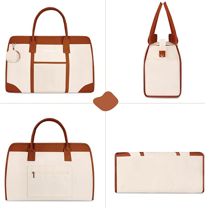 BOLOSTA Diaper Bag Tote for Women, Diaper Bag Tote with Changing Pad, Large Capacity Mommy Bag for Hospital and Weekender
