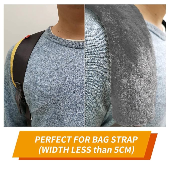 4Pack Seatbelt Covers for Kids,Seat Belt Cushion Cover,Infant Baby Car Seat Neck Shoulder Strap Pads,Soft Newborn Carseat Stroller Straps Covers Accessories(Grey)