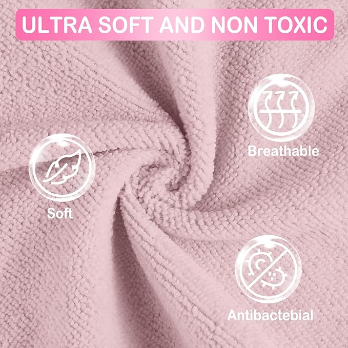 Viviland Baby Washcloths 24 Pack, Toddler Wash Cloths for Bath, Super Soft & Absorbent Bath Towel for Newborn and Infants, Baby Towels Care for Baby's Sensitive Skin