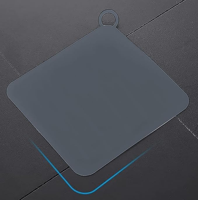 Silicone Tub Stopper Floor Drain Cover,2 Pieces Sewer Anti-Odor Mat Deodorizing Drain Plugs for Kitchen,Bathroom and Laundry(5x5 inch) Grey