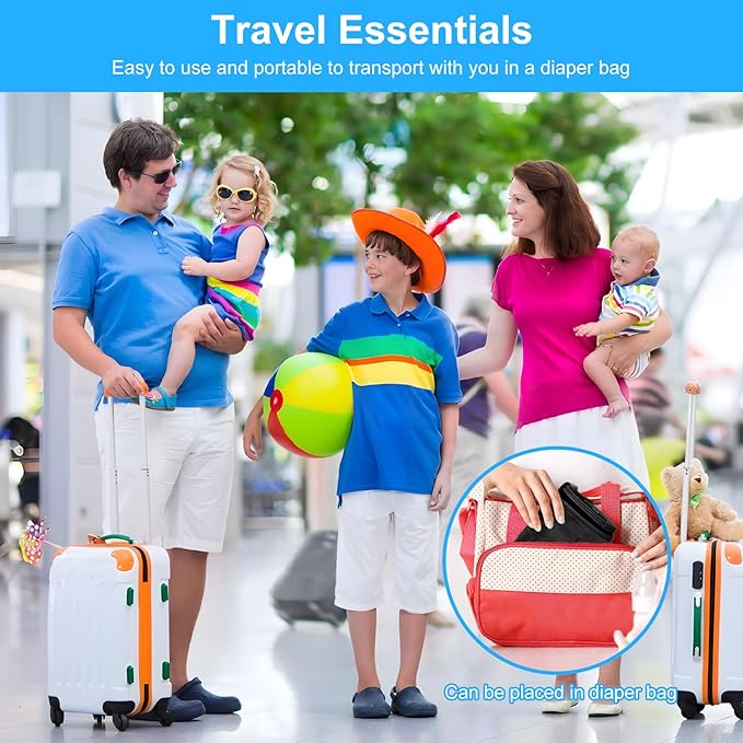 COZYBONDER Toddler Airplane Bed & Travel Essentials - Kids Airplane Seat Extender, Portable Plane Bed for Flights