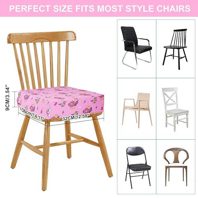 Toddler Booster Seat for Kitchen Chair Dining Table, Washable Thick Strong Support Portable Booster Chair for Toddlers Eating, Easy Cleaning Booster Seat Cushion Detachable with Adjustable Straps
