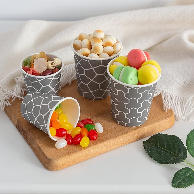 Huifany 600 Pack 3 oz Paper Cups, Small Bathroom Cups Disposable Mouthwash Cups, Mini Paper Cups for Bathroom, Party, Picnic, Travel and Event