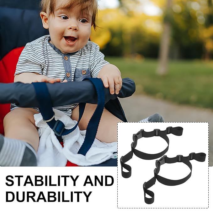 VICASKY 2 Pcs Baby Seat Straps,Stroller Wagon High Chair Straps,Adjustable Harness Baby Safety Strap Belt for Stroller Pushchair Pram Buggy Safe Protection