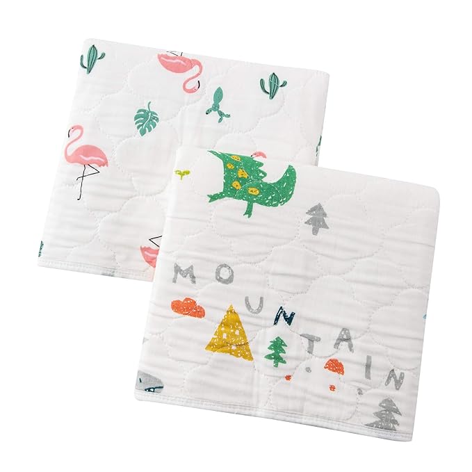 Catteyonce Baby Portable Diaper Changing Pad,Waterproof Changing Mat,Soft Comfortable,Foldable Travel Pad,Toddler Essentials Must Haves,Newborn Shower Gifts(2 Pcs-27"x35")