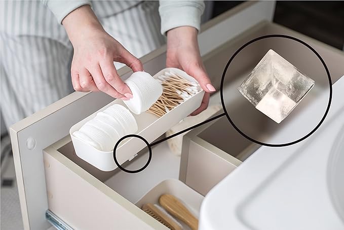 Slipstick Premium Adhesive Clear Bumper Pads 48 Piece Variety Pack, Round and Square Rubber Feet for Electronics, Cutting Boards, Cabinet Stoppers, Drawers, Furniture, Noise Damper Surface Protectors