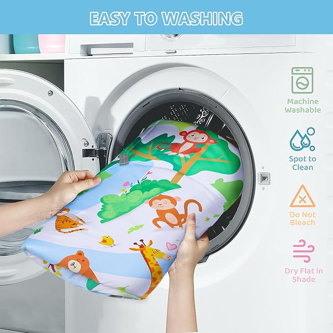 ZFDEBY Baby Gym Play Mat, 8-in-1 Tummy Time Mat & Activity Gym Mat Ball Pit with Detachable Toys, Washable Infant Play Mat for Visual, Hearing, Sensory, Motor Development, Newborn Baby Toys Gift for Toddler 0-3-6-9-12 Months Easy to Install