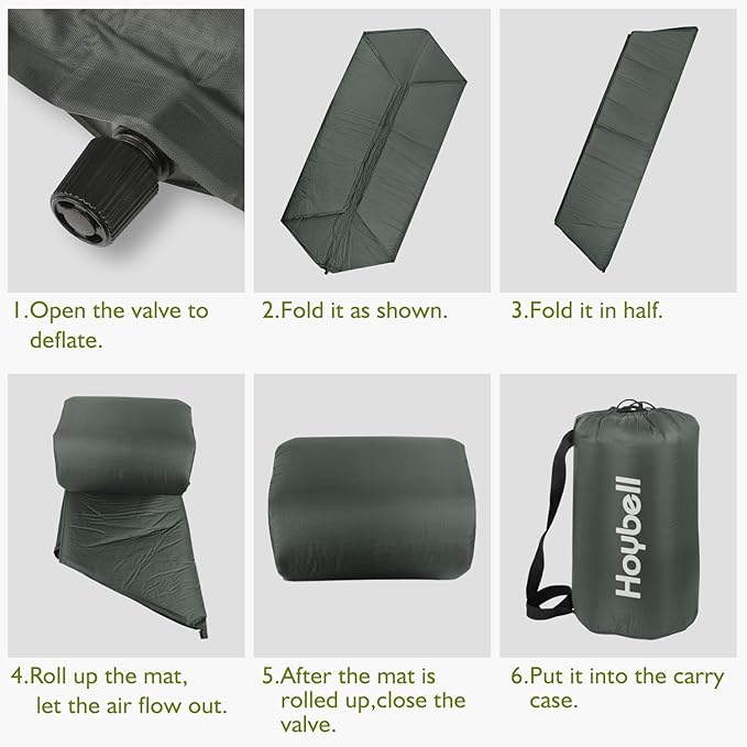 Playpen Mat, Compatible with Regalo My Play Play Yard, Self Inflatable Comfortable with Carry Case - Dark Grey