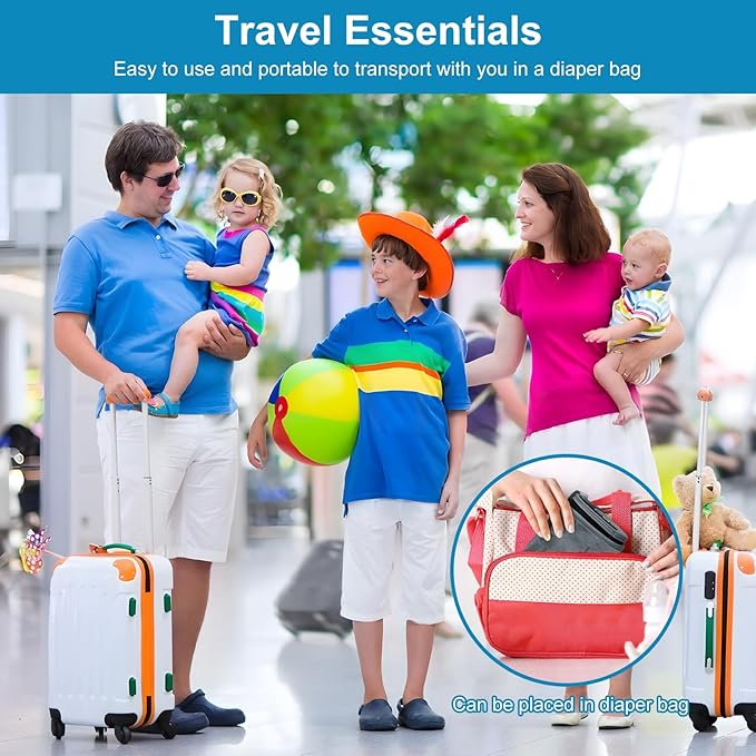 COZYBONDER Toddler Airplane Bed & Travel Essentials - Kids Airplane Seat Extender, Portable Plane Bed for Flights