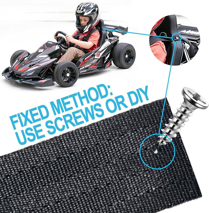 Portable Adjustable Seat Belt for Kids Ride on Power Wheels Toy Car,Baby Stroller Straps Harness Compatible with Wooden High Chair& Toddler Golf Cart (5P)
