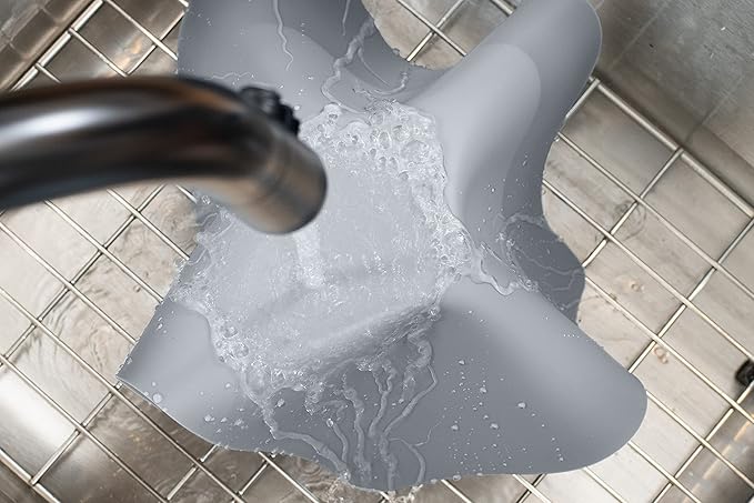 GASARÉ, Placemats Set of 4, Silicone Placemats, Table Mats, Non-Slip, Easy to Clean, Heat Resistant, Flexible, 20% Thicker, 16 x 12 inches x 1.1mm, Gray