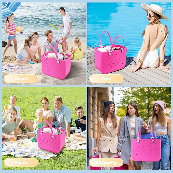 OUTXE Beach Bag Organizer Compatible with X Large Bogg Bag Accessories Inserts, Lightweight Mesh Insert Divider Pouch for Original XL Bogg Bags, Beach Tote Bags Insert for Organizing