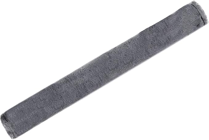 Amooca Soft Faux Fur Universal Fit Seatbelt Cover Car Truck SUV Airplane Seat Belt Shoulder Pad for Carmera Backpack Straps Neck Cushion Protector Extra Long 25.6in Dark Gray
