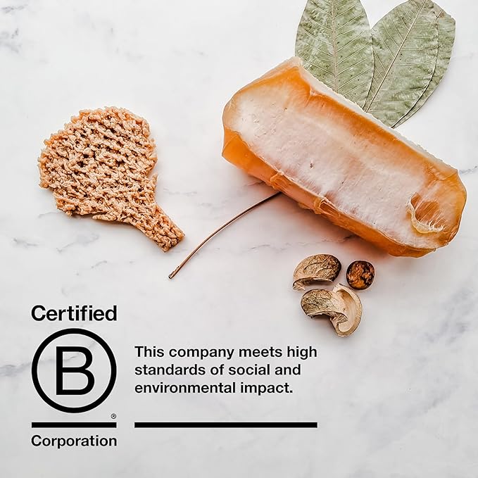 HEVEA Natural Rubber Big Bath Mat - Upcycled, Danish Design - Non Slip Bathtub Mat, 299 Suction Cups - Safe and Friendly Shower Mat for All Ages (Marble)