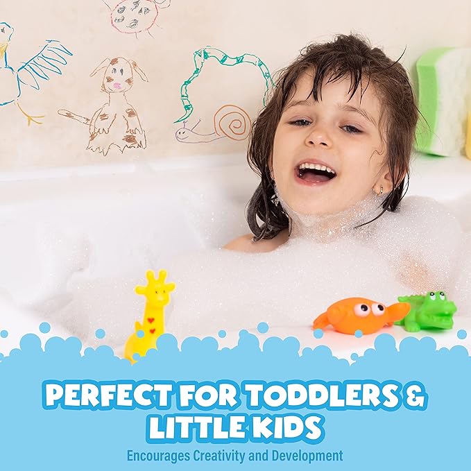 Tub Works® Sweet Scents Smooth™ Bath Crayons Bath Toy, 12 Pack | Nontoxic, Washable Bath Crayons for Toddlers & Kids | Unique Formula Draws Smoothly & Vividly on Wet & Dry Tub Walls | Scented Crayons