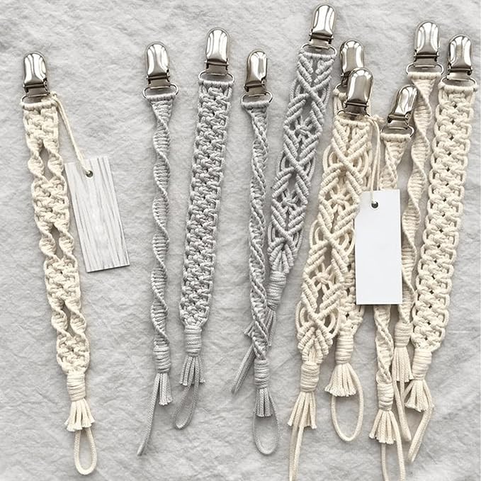 25 PCS 1" Suspender Clips Metal Pacifier Clip Holder for Pacifiers DIY Baby Girl Toy Bibs Garter Making Supplies (Silver, Bulk)