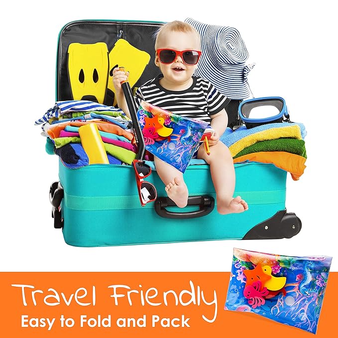 Splashin'kids Inflatable Tummy time Premium Water mat Infants and Toddlers is the Perfect Fun time Play Activity Center Your Baby's Stimulation Growth