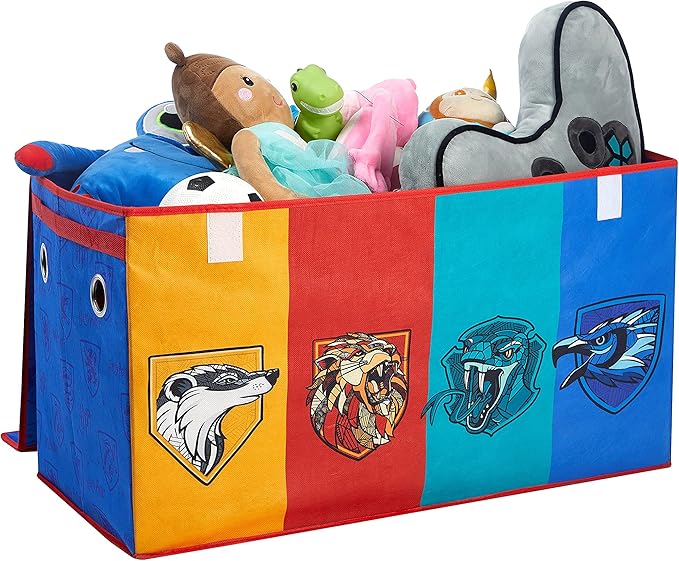 Harry Potter Collapsible Storage Trunk with Lid, 28" W x 16" D x 14.5" H
