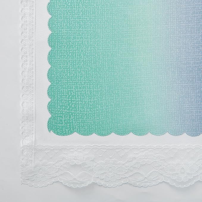XiDi Curtains for Bedroom Decor, Rainbow Purplgreen grey52/45