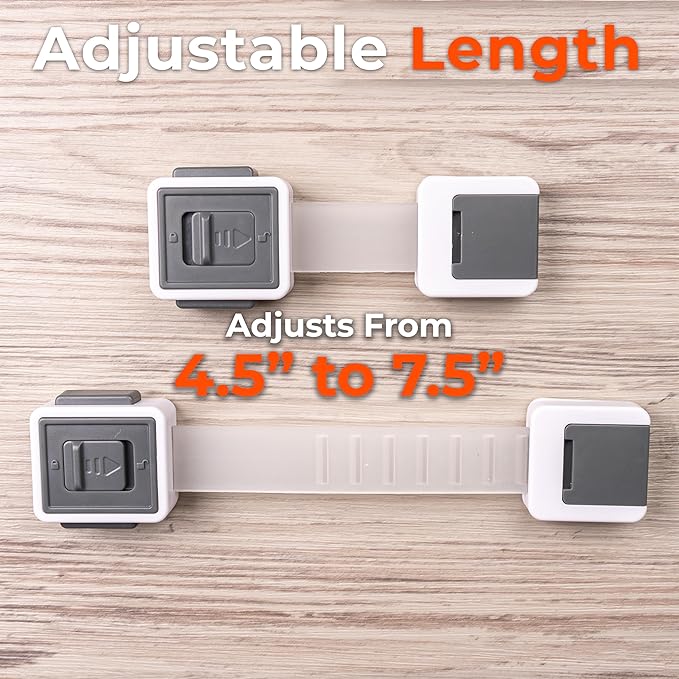 2-Pack Toilet Locks Baby Proof - Toilet Seat Locks for Toddlers with Adhesive - Toilet Latches Child Safety - No Tools Required
