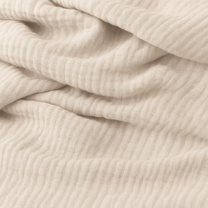 Newton Baby Fitted Sheets for Compact Travel Crib & Play Yard Floor Pad (2-Pack) - Ultra-Breathable, Washable and Ultra-Soft, 100% Cotton, 34" x 48", Sand