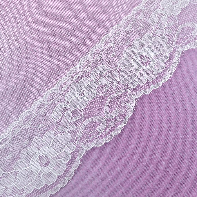 XiDi Curtains for Bedroom Decor, Rainbow Pink Purple/34/90