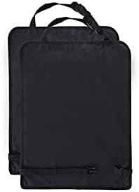 GRBVFDS 2 Pack X-Large Waterproof Kick Mats Backseat Protector, Durable Car Seat Back Protectors for Vehicles to Protect from Dirt, Mud & Scratches, Fits Most SUVs and Vans