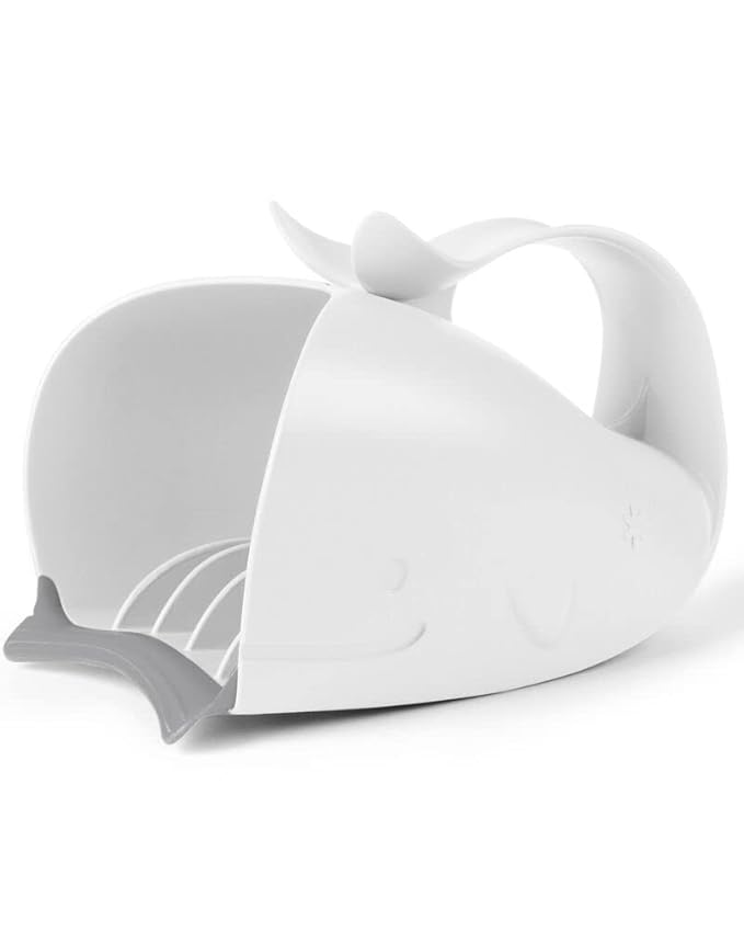 Skip Hop Baby Bath Rinse Cup MOBY Tear-free Waterfall Rinser White Age 0+