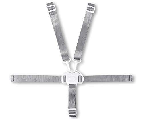 Minnebaby High Chair Straps - Replacement 5-Point Harness for Baby High Chairs, Adjustable 3 or 5-Point Harness, Durable and Comfortable, Easy-to-Use Buckle, Universal Fit