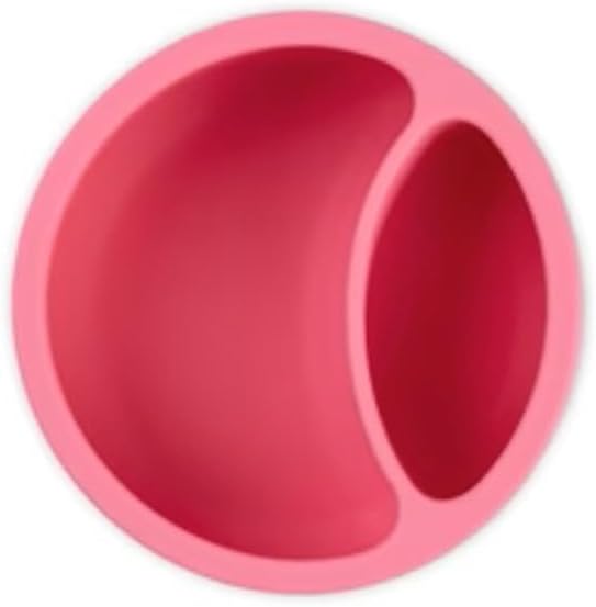 Silicone Suction Bowl for Toddlers and Babies by Bella Tunno, Food Grade BPA Free Silicone, Non Slip Suction Base, Microwave & Dishwasher Safe, Ideal Baby-Led Weaning & Self Feeding Bowl, Miss Mess