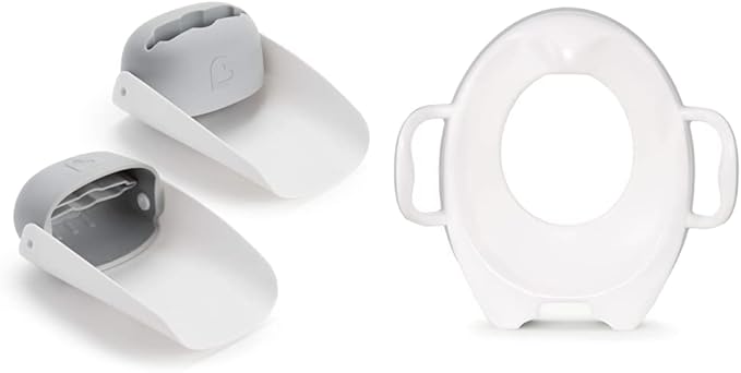 Munchkin® 2pk Extend™ Faucet Extenders and Sturdy™ Potty Seat, Grey