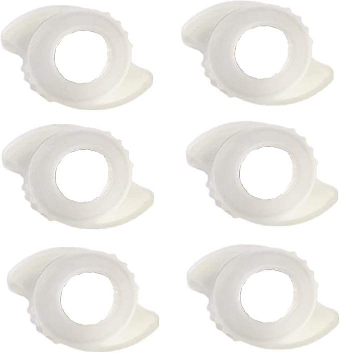 6Pcs(3"W x 2" D) Silicone Door Knob Grips - Anti-Static Door Knob Cover - Great Grips Elderly Door Knob - Silicone Doorknob Bumper Grips, Open Doors Easily